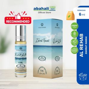 Parfum Al Rehab Zahrat Hawaii 6ml Roll On Minyak Wangi Dari Arab Saudi