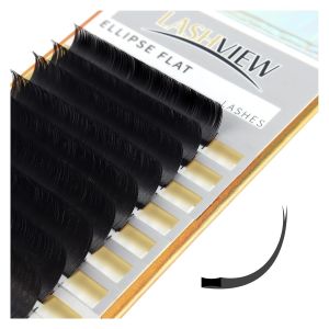 Mi nối LASHVIEW Mi lẻ Độ dày 0.15 Độ cong D Khay hỗn hợp (8-15mm) Mi đơn & mi cổ điển cao cấp Mi bán vĩnh cửu tự nhiên Mi chinchilla & mi mềm Dễ dàng sử dụng.