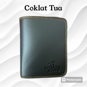 Dompet Pria Bovis Anak Muda Terbaru Model Lipat Buku Bahan Kulit Sintetis