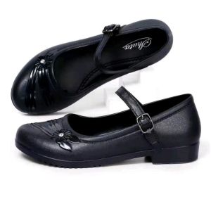 FLASH SALE !!! Womens Black Shoes for Students & Children All Seasons Comfortable Durable Classic Design School & Casual Wear 241#