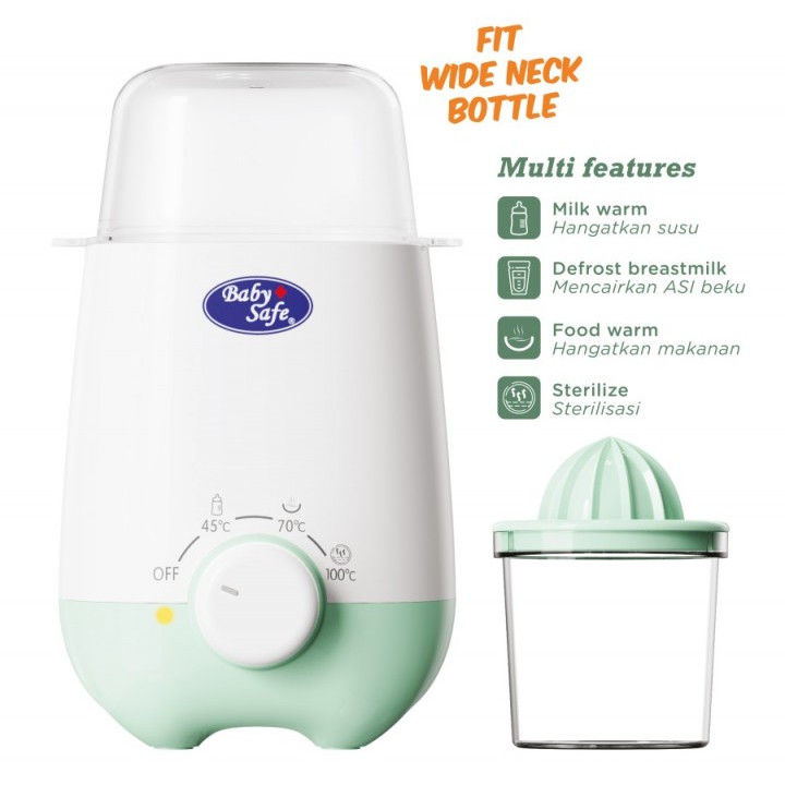 Steril Botol Susu Bottle Warmer Baby Safe Jual NEW BABY SAFE TWIN - Main Image