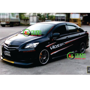 sticker mobil stiker cutting toyota vios stiker body samping mobil vios list variasi terbaru