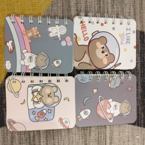 Sổ Tay Note Ghi Chép Mini Lò Xo Gáy Xoắn Nhỏ Hình Hoạ Tiết Dễ Thương Cute Trùm Sỉ Gia Thành