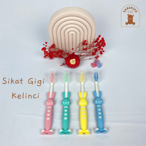 Sikat Gigi Anak Karakter Kelinci Lucu Aneka Warna / Bisa Ecer Dan Grosir / Toothbrush Lembut Dan Halus Multiwarna / Bisa COD Bayar di tempat