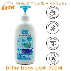 500ml blithe baby gentle milk baby wash body and shampoo lotion oatmeal soap gift set for kids ph balanced 5.5 for sensitive skin baby toddler