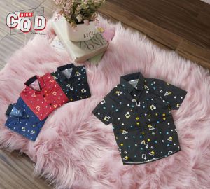 TERLARIS! ATASAN KEKINIAN ANAK COWOK//BAJU ANAK COWOK LENGAN PENDEK USIA 1 TAHUN SAMPAI 10 TAHUN//KIDSFASHION TERBARU 3 WARNA KEMEJA ANAK LAKI TERMURAH//ATASAN BAJU ANAK COWOK BAHAN COTTON TERMURAH DAN BERKUALITAS//TERBARU 2023 KEMEJA KEKINIAN UNTUK ANAK