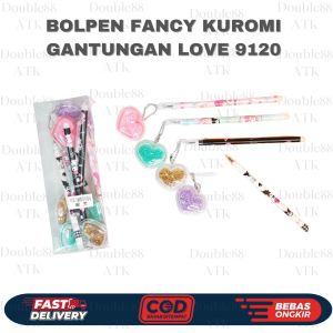 Bolpen Fancy Kuromi Gantung Love 9120 (isi 12pc)