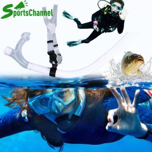 Diving Training Mouthpiece Silicone Swimming Front-Breathing Tube Comfortable Front Head Snorkel for Snorkeling Scuba Diving Freediving Swimming