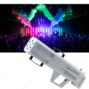 Hand Hold Portable Night Club Dmx Disco Dj Party Smoke Shooter Led Fog Lights Misting Spray RGB Smoke Co2 Jet Machine