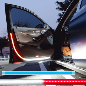 1 chiếc dải đèn trang trí cửa xe ô tô kiểu dáng nhấp nháy đèn nhấp nháy an toàn 12V LED cảnh báo mở đèn LED dải chống nước