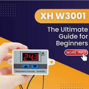 Digital Thermostat W3001 Temperature Controller Suhu Panas Dingin tetas Input AC 200V Cable Probe