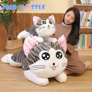 JOJO CASTLE 6 Styles Kitty Cat Plush Toys Chi Chis Cat Stuffed Doll Soft Animal Dolls Cheese Cat Stuffed Toys Dolls Pillow Cushion For Kids