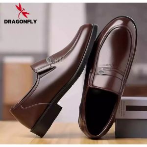Sepatu Pantofel Oxford Pria Kulit Hitam Polos Model Slop Kantor Kerja