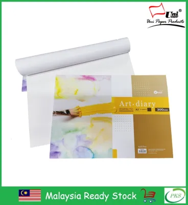 Art Diary A3 Drawing Pad 300gsm 15 Sheets Drawing Block Sketch Paper (Ukami S-3315)