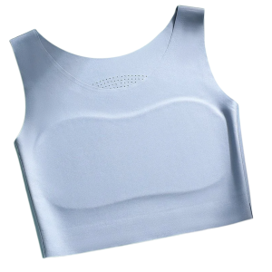 [Big Breasts Make You Look Small] Seamless Invisible Bra Wide Straps Back Breathable Underwear Lifting And Gathering Bra