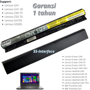 Baterai Lnovo G41 G41-35 Z40-75 Z50-70 G410S G500S battery high quality