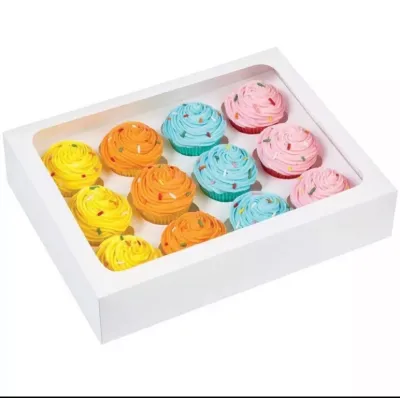 Hộp đựng bánh cupcake 2/4/6/12