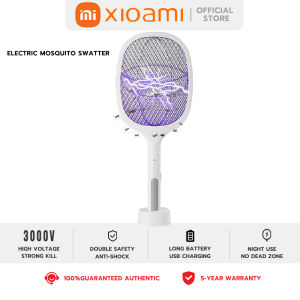 5 Year Warranty Electric mosquito swatter 3000V (Security grid radiation-free Purple light automatic mosquito)insects killer electric mosquito racket killer mosquito killer lamp
