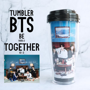 Tumbler BTS BE versi 2 / Merchandise Botol Minum Murah bt21 KPOP Unofficial Taehyung Jimin Jungkook Jin JHope Suga RM Army Indomy