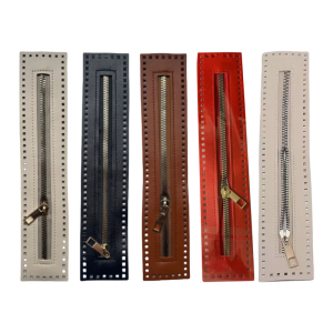 2Pcs Zips for Sewing Closed End Zips Fasteners Metal Slider Zips for Leather Bag Handbag Purse Wallet Sewing Craft