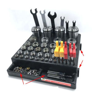 Collet wrench Storage Case  Hard Plastic for collecting inserts