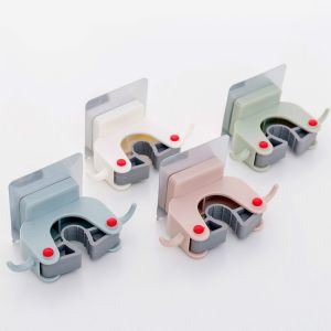 Móc Treo Đồ Đa Năng Móc Dán Tường Kẹp Chổi Chịu Lực Siêu Chắc Chắn Móc Kẹp Đồ Có Kèm Móc Treo 2 Bên