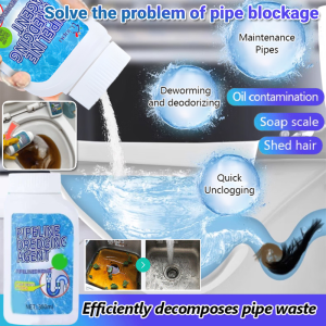 Super Strong Pipe Cleaning Agent Pipe Declogger Kitchen Toilet Sewer Blocking Clean Deodorant Hair Filter Anti Clogged