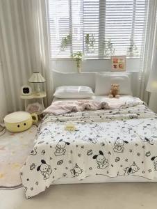 A-class Double layered Yarn Summer Cool Quilt Machine Washable Household Adjustable Quilt Summer Childrens Lightweight Small Quilt