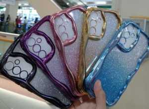 CASE OPPO A5S/A11K/A7/F9/A12 A15/A15S A16 A17 A18 A38 A54 A572020/A77S A58 4G A74 4G/A95 A78 4G A52020/A92020 SOFTCASE BUMPER WAVE GLITER