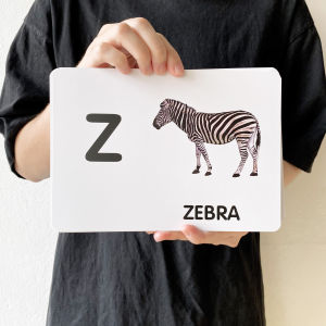 แฟลชการ์ด A-Z Flash Card A-Z ภาพจริง จำนวน 26 ใบ ขนาด A5 KP010 abc 2WinBookToys