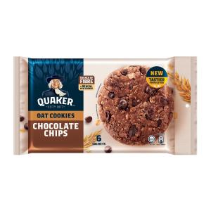 Quaker Oatmeal Cookies - Chocolate Chips (6 x 25g)