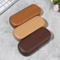 Wood Grain Glasses Storage Box Portable Glasses Case Organizer Women Men Sunglasses Holder Personality Container. 