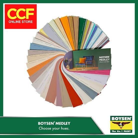 Boysen Medley Color Chart 250 Colors Lazada PH