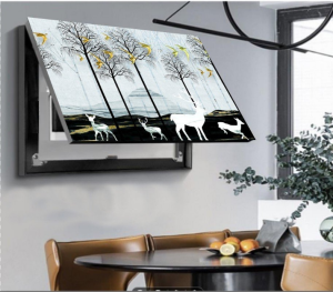 HOT Tranh Che Bảng Điện Tranh Che Ổ Điện Nhiều Mẫu Mới Dạng Lật - MẪU NGANG