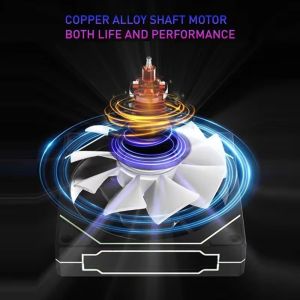 FIRST SONG ARGB Computer Chassis Fan PWM Control 12V CPU Cooler Fan Fashion Large Air Volume PC Case Fan Computer