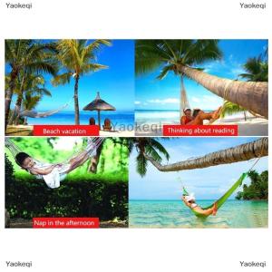 [COD] Yaokeqi Nylon Rope Meshy Hammock For Outdoor Sleeping Net Bed With Rope Nylon Rope Hammock Mesh Hammock