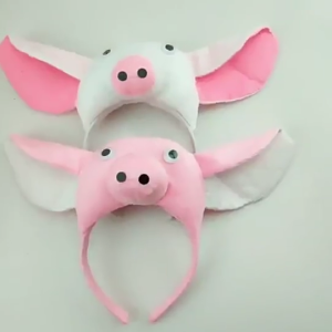 Đáng yêu Pig cosplay trang điểm Headband ngọt ngào lông mũ nón hairbands headwear hairbands tiệc sinh nhật
