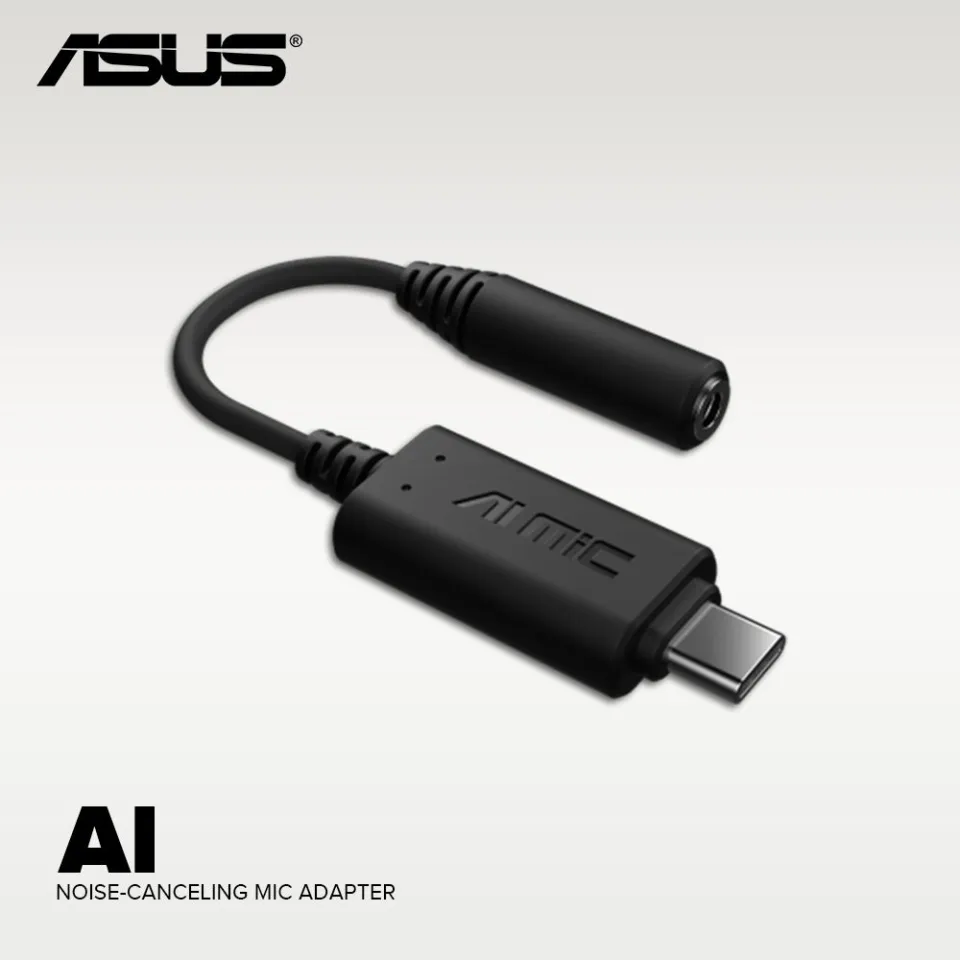 Asus noise cancelling mic adapter sale