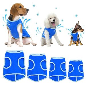 ER52858 Breathable Dog Cooling Vest Reusable Heat-proof Cat Shirt Lightweight Quick Dry Pet Ice Harness Outdoor Hiking