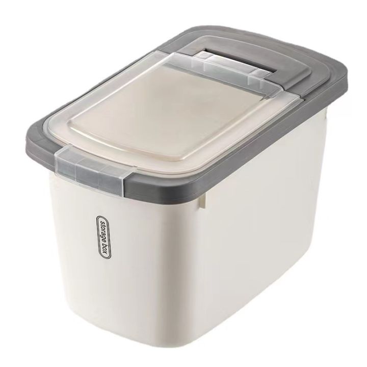 TenYiLy Grain Storage Bucket Rice Storage Box Rice Dispenser Rice Container Grain Storage Tank Grain Dispenser Pet Food Container Kitchen Organizer