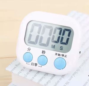 Digital Kitchen Timer with Large Screen Display and Positive Countdown