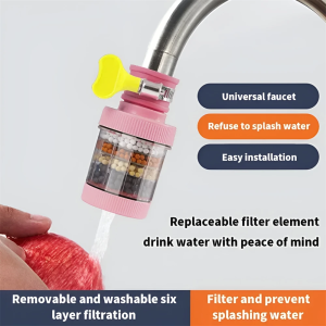 Faucet Filter Water Saving Kitchen Splash Proof Water Purifier Filtration Head Tap kitchen splash proof water purifier