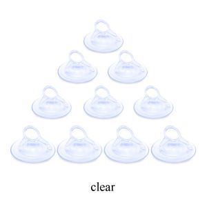 PETIYOUZA 10PCS ชัดเจน อุปกรณ์ในห้องน้ำ ม่านบังแดดรถยนต์ ตัวดูด ตะขอ ไม้แขวนผนัง ถ้วยดูด