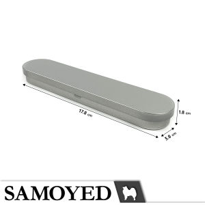 SAMOYED TNPX-F-1783818 Tempat / Kotak Kaleng / Besi / Penyimpanan Kecil Serba Guna / Tin / Tinplate Case / Storage Box 17.8 x 3.8 x 1.8 / 178 x 38 x 18 cm (Alat Tulis / Aksesoris / Pernak-Pernik / Perhiasan / Perlengkapan / Peralatan Seni)