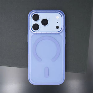 Color Contrast Bumper Shockproof Magnetic Case For iPhone 18Pro 17 16 17Pro Max For Magsafe Aluminum Alloy Lens Frame Hard Cover