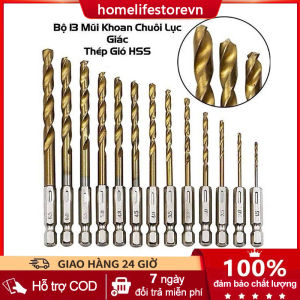 Mũi khoan inox 3mm đến 10.5mm chuôi lục giác Kapusi Japan Mũi khoan đa năng sắt thép