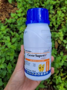 [VTNN TIEN KHOA] Thuốc trừ lem lép hạt lúa 3 hoạt chất GONE SUPER 350EC chai 240ml giúp lúa sáng hạt đánh bay lem lép