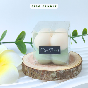 Nến thơm Rubik thiên nhiênnến Decor màu Pastel tặng kèm hộp bảo vệ