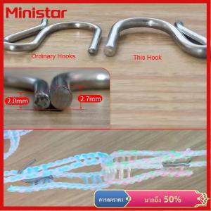 Ministar ราวตากผ้ากันลมกันลื่นแบบหนาเชือกสำหรับใช้ในการอบแห้งใช้ในครัวเรือนสำหรับการเดินทางกลางแจ้ง