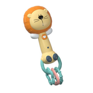 Baby Musical Hand Rattle Teething Toy - 3-6 Months Infant Soothing Grasping Toy for 0-1 Year Old Mainan Bayi 婴儿玩具音乐手摇铃可咬3-6个月婴幼儿安抚哄娃宝宝0-1岁手抓玩具